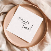 Minimalistische genderneutrale feestdag servet