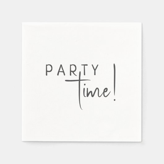 Minimalistische genderneutrale feestdag servet (Voorkant)