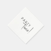 Minimalistische genderneutrale feestdag servet (Hoek)