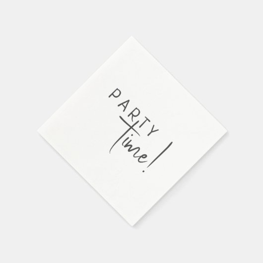 Minimalistische genderneutrale feestdag servet (Hoek)