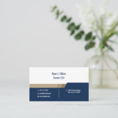 Minimalistische General Manager, CEO en oprichter Visitekaartje (Staand voorkant)