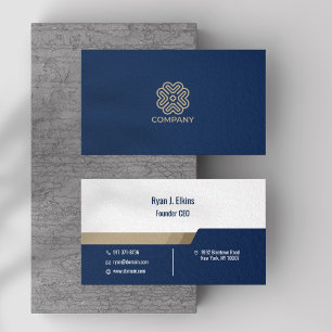 Minimalistische General Manager, CEO en oprichter Visitekaartje