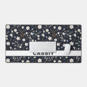 Minimalistische Gentle Garden Wildflower kwekerij Bureaumat (Keyboard & Muis)