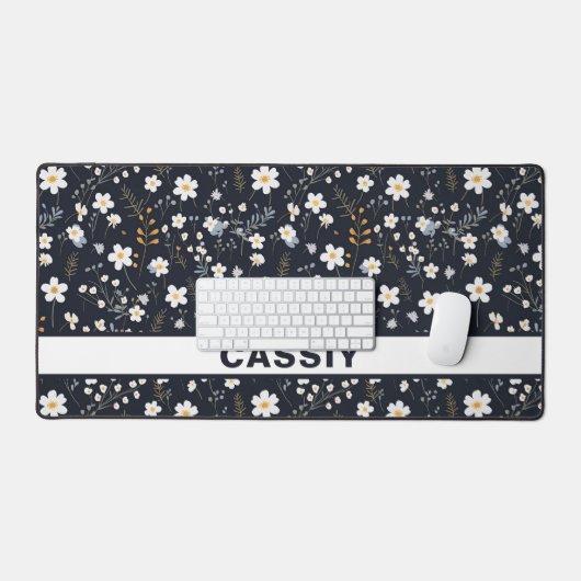 Minimalistische Gentle Garden Wildflower kwekerij Bureaumat (Keyboard & Muis)