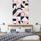 Minimalistische Geometrie Canvas Afdruk (Insitu (Slaapkamer))