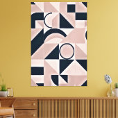Minimalistische Geometrie Canvas Afdruk (Insitu (Woonkamer))