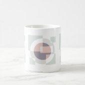 Minimalistische geometrie koffiemok (Center)