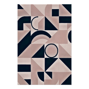 Minimalistische Geometrie Perfect Poster