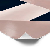 Minimalistische Geometrie Perfect Poster (Hoek)