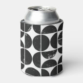 Minimalistische geometrie: Scandinavische halve ci Blikjeskoeler (Blikje Voorkant)