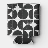 Minimalistische geometrie: Scandinavische halve ci Blikjeskoeler (Voorkant)