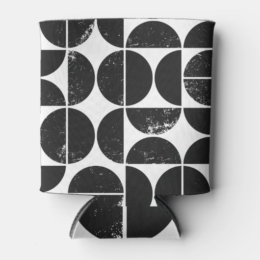 Minimalistische geometrie: Scandinavische halve ci Blikjeskoeler (Voorkant)