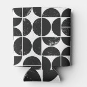 Minimalistische geometrie: Scandinavische halve ci Blikjeskoeler (Achterkant)