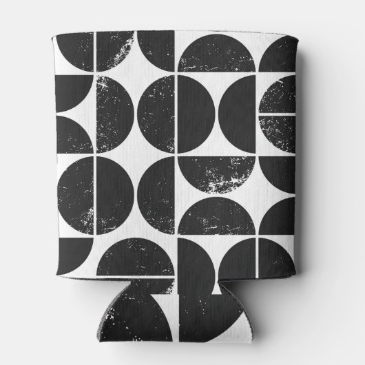 Minimalistische geometrie: Scandinavische halve ci Blikjeskoeler (Achterkant)