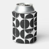 Minimalistische geometrie: Scandinavische halve ci Blikjeskoeler (Blikje Achterkant)