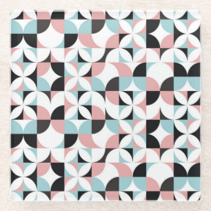 Minimalistische geometrie, Scandinavische kunstwer Glazen Onderzetter