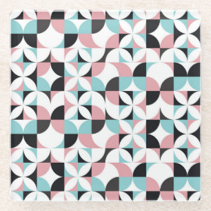 Minimalistische geometrie, Scandinavische kunstwer Glazen Onderzetter