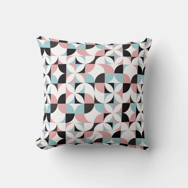 Minimalistische geometrie, Scandinavische kunstwer Kussen (Voorkant)