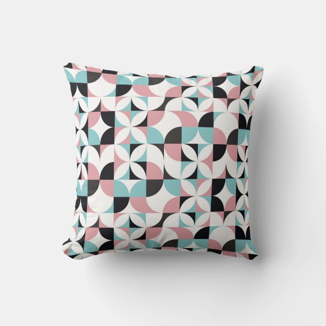 Minimalistische geometrie, Scandinavische kunstwer Kussen (Voorkant)