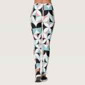 Minimalistische geometrie, Scandinavische kunstwer Leggings (Achterkant)