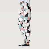 Minimalistische geometrie, Scandinavische kunstwer Leggings (Links)