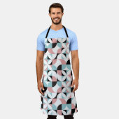 Minimalistische geometrie, Scandinavische kunstwer Schort (Gedragen)