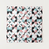 Minimalistische geometrie, Scandinavische kunstwer Wandkleed (Voorkant)