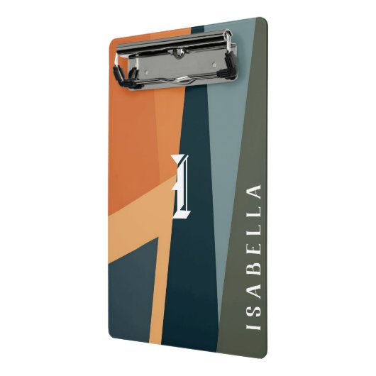  minimalistische geometrische Abstract Mini Klembord (Angled2)