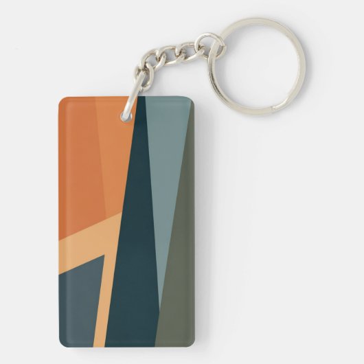  minimalistische geometrische Abstract Sleutelhanger (achterkant)