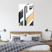 Minimalistische Geometrische Abstracte Canvas Afdruk (Insitu (Slaapkamer))