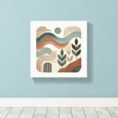 minimalistische geometrische abstracte kunst canvas afdruk (Insitu (Houten vloer))