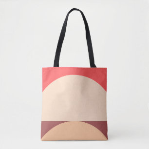 Minimalistische geometrische Abstracte kunst Tote Bag