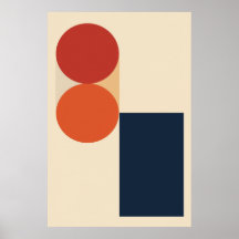 Minimalistische geometrische Abstracte vectorkunst