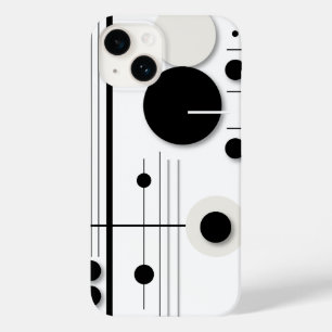 Minimalistische geometrische cirkel symfonie lijne Case-Mate iPhone 14 hoesje