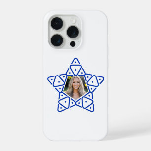 Minimalistische geometrische Davidster-kunstfoto iPhone 15 Pro Case