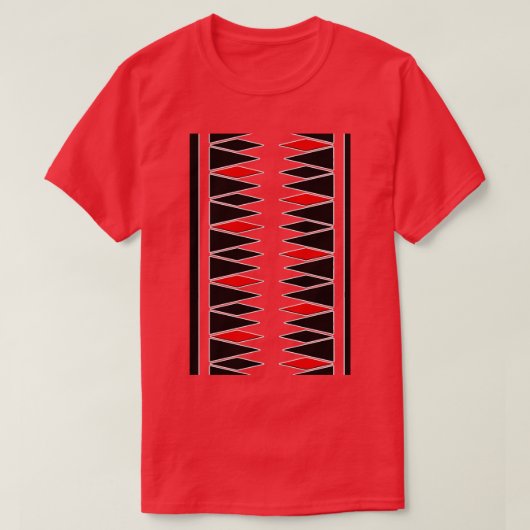 Minimalistische geometrische driehoekskunst t-shirt (Design voorkant)