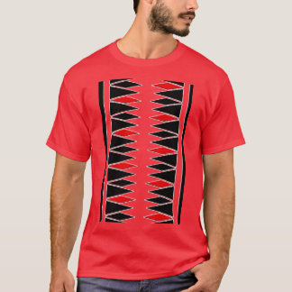 Minimalistische geometrische driehoekskunst t-shirt