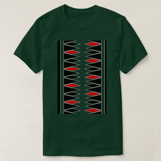 Minimalistische geometrische driehoekskunst t-shirt (Design voorkant)