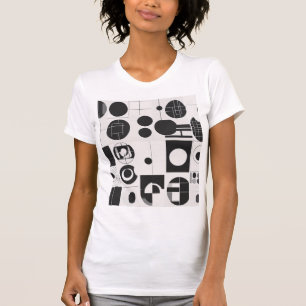 Minimalistische geometrische harmonie t-shirt
