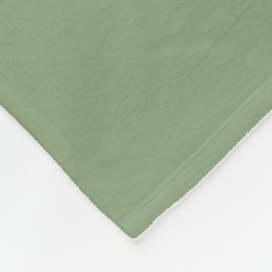 Minimalistische geometrische kleurblok Sage Green  Fleece Deken (Hoek)