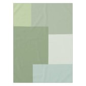 Minimalistische geometrische kleurblok Sage Green  Tafelkleed (Voorkant)