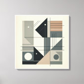 Minimalistische geometrische kunst canvas afdruk (Voorkant)