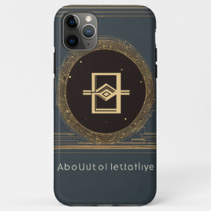 Minimalistische geometrische Logo: absoluut relati Case-Mate iPhone Case