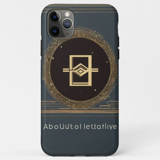 Minimalistische geometrische Logo: absoluut relati Case-Mate iPhone Case (Achterkant)