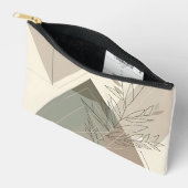 Minimalistische geometrische Natuur-geïnspireerd Etui (Open)