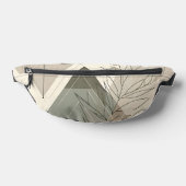 Minimalistische geometrische Natuur-geïnspireerd Heuptasje (Liggend)