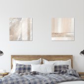 Minimalistische geometrische neutrale Abstracte af Muurkunst Sets (Slaapkamer)