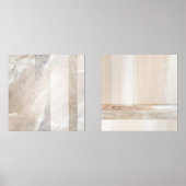 Minimalistische geometrische neutrale Abstracte af Muurkunst Sets (Voorkant)