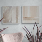 Minimalistische geometrische neutrale Abstracte af Muurkunst Sets