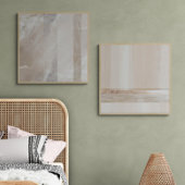 Minimalistische geometrische neutrale Abstracte af Muurkunst Sets